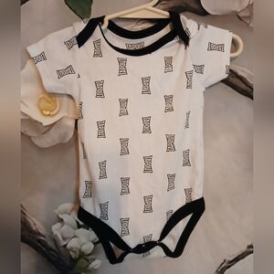 Tapout Black and White Kids One Piece